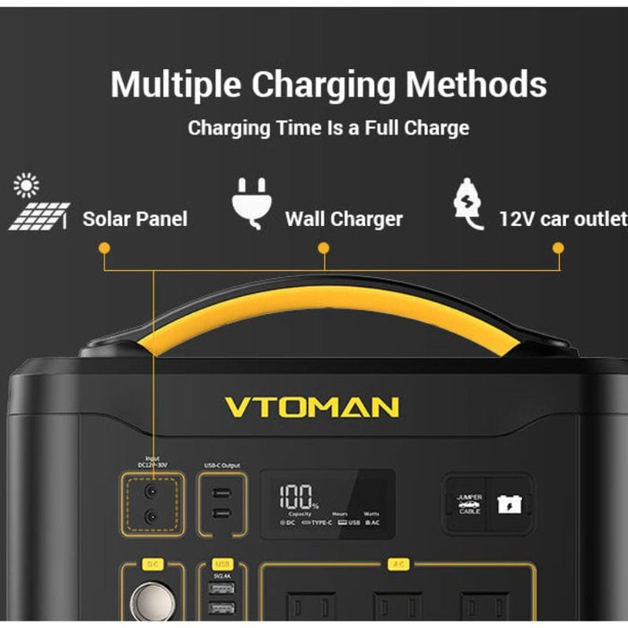 VTOMAN Jump 1800 Portable Power Station - ShopSolar.com