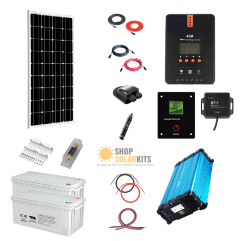 What size inverter do I need for a 100 watt solar panel