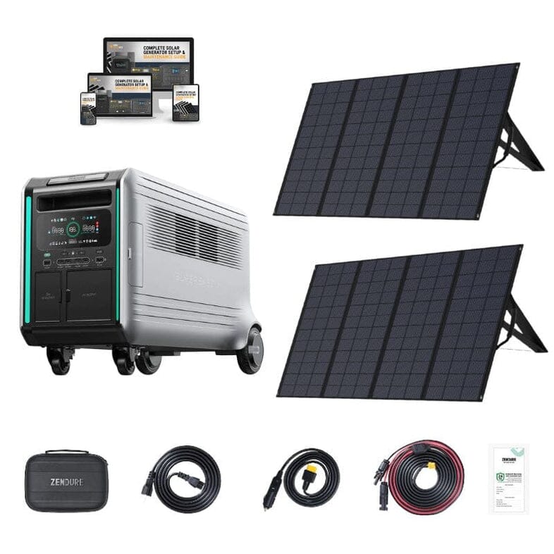 Zendure V 4600 + 2 x 400W Solar Panel