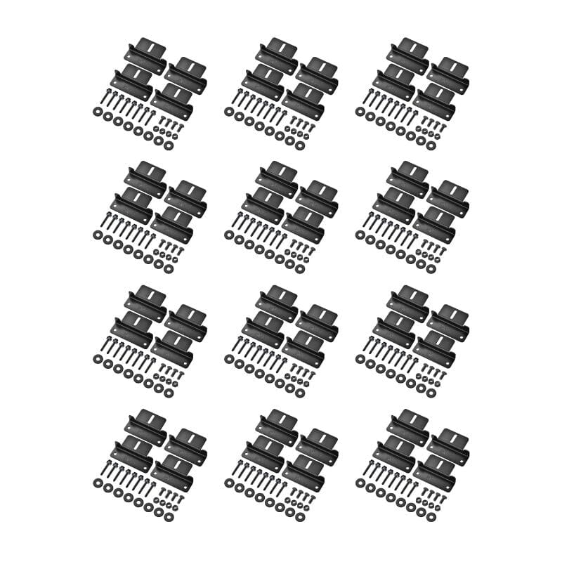 Z-Bracket Sets for Mounting Solar Panels (Choose # of Panels) | 4 x Brackets Per Solar Panel [One Per Corner] | High-Quality Anodized Aluminum - ShopSolar: Complete Solar Kits + Lifetime Customer Support
