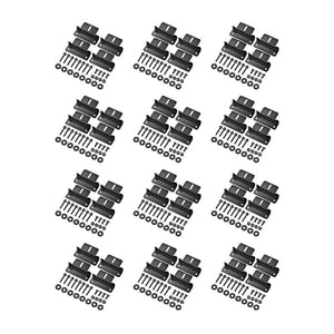 Z-Bracket Sets for Mounting Solar Panels (Choose # of Panels) | 4 x Brackets Per Solar Panel [One Per Corner] | High-Quality Anodized Aluminum - ShopSolar: Complete Solar Kits + Lifetime Customer Support
