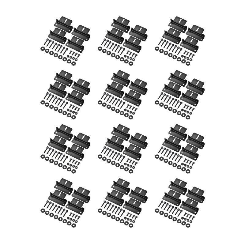 12 x Solar Panel Pack / 3/4" / Black