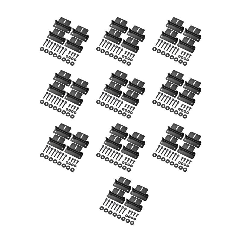 Z-Bracket Sets for Mounting Solar Panels (Choose # of Panels) | 4 x Brackets Per Solar Panel [One Per Corner] | High-Quality Anodized Aluminum - ShopSolar: Complete Solar Kits + Lifetime Customer Support