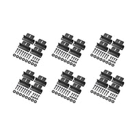 6 x Solar Panel Pack / 3/4" / Black