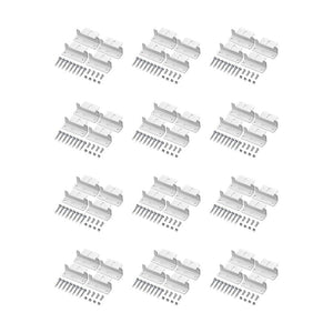 Z-Bracket Sets for Mounting Solar Panels (Choose # of Panels) | 4 x Brackets Per Solar Panel [One Per Corner] | High-Quality Anodized Aluminum - ShopSolar: Complete Solar Kits + Lifetime Customer Support