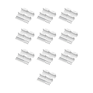 Z-Bracket Sets for Mounting Solar Panels (Choose # of Panels) | 4 x Brackets Per Solar Panel [One Per Corner] | High-Quality Anodized Aluminum - ShopSolar: Complete Solar Kits + Lifetime Customer Support