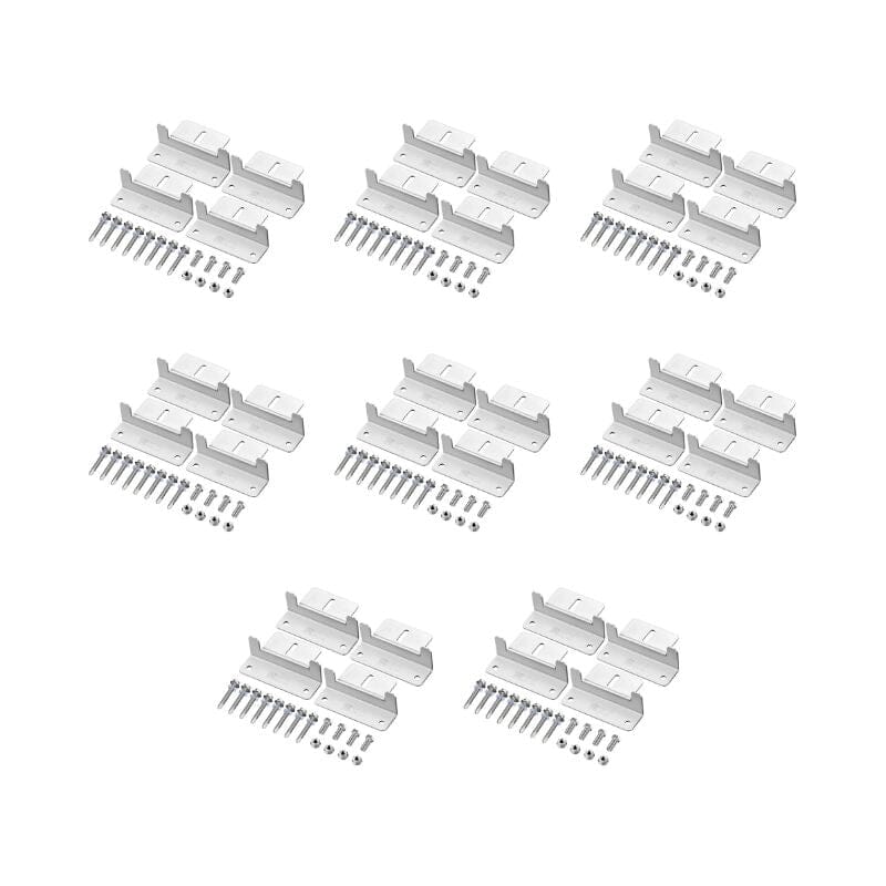 AGOTVAPO Solar Panel Mounting Brackets Z Bracket, Rv Solar Panel Mounting Brackets For Solar Panel With Nuts And Bolts Supporting For Rvboatsmotorhomecabinsgaragesoff Grid 24 Units Brackets