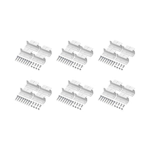 Z-Bracket Sets for Mounting Solar Panels (Choose # of Panels) | 4 x Brackets Per Solar Panel [One Per Corner] | High-Quality Anodized Aluminum - ShopSolar: Complete Solar Kits + Lifetime Customer Support