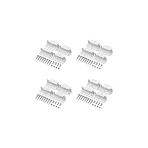 Z-Bracket Sets for Mounting Solar Panels (Choose # of Panels) | 4 x Brackets Per Solar Panel [One Per Corner] | High-Quality Anodized Aluminum - ShopSolar: Complete Solar Kits + Lifetime Customer Support
