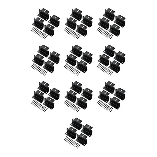 Z-Bracket Sets for Mounting Solar Panels (Choose # of Panels) | 4 x Brackets Per Solar Panel [One Per Corner] | High-Quality Anodized Aluminum - ShopSolar.com