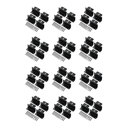 Z-Bracket Sets for Mounting Solar Panels (Choose # of Panels) | 4 x Brackets Per Solar Panel [One Per Corner] | High-Quality Anodized Aluminum - ShopSolar.com