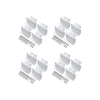Z-Bracket Sets for Mounting Solar Panels (Choose # of Panels) | 4 x Brackets Per Solar Panel [One Per Corner] | High-Quality Anodized Aluminum - ShopSolar: Complete Solar Kits + Lifetime Customer Support