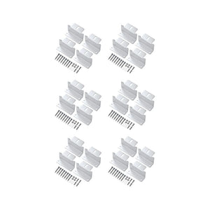 Z-Bracket Sets for Mounting Solar Panels (Choose # of Panels) | 4 x Brackets Per Solar Panel [One Per Corner] | High-Quality Anodized Aluminum - ShopSolar: Complete Solar Kits + Lifetime Customer Support