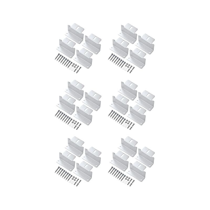 6 x Solar Panel Pack / 2" / Silver