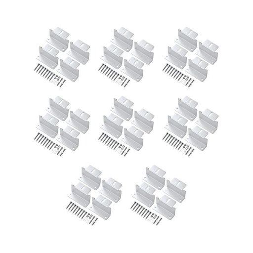 Z-Bracket Sets for Mounting Solar Panels (Choose # of Panels) | 4 x Brackets Per Solar Panel [One Per Corner] | High-Quality Anodized Aluminum - ShopSolar.com