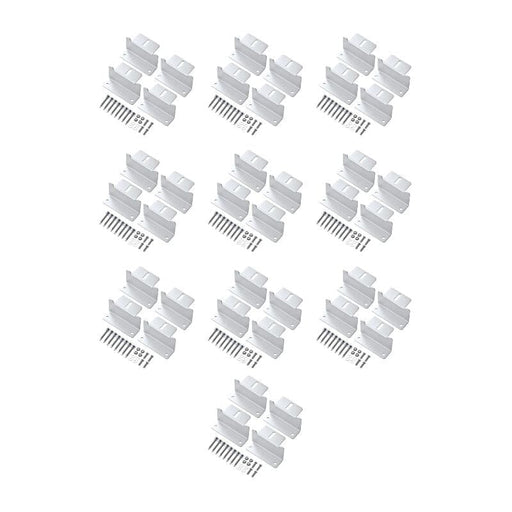 Z-Bracket Sets for Mounting Solar Panels (Choose # of Panels) | 4 x Brackets Per Solar Panel [One Per Corner] | High-Quality Anodized Aluminum - ShopSolar.com