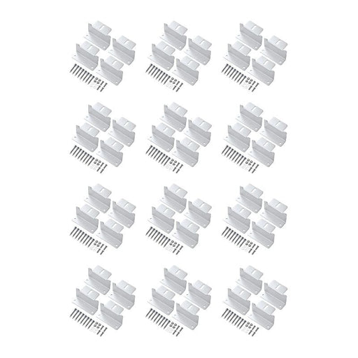 Z-Bracket Sets for Mounting Solar Panels (Choose # of Panels) | 4 x Brackets Per Solar Panel [One Per Corner] | High-Quality Anodized Aluminum - ShopSolar.com