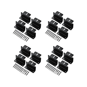 Z-Bracket Sets for Mounting Solar Panels (Choose # of Panels) | 4 x Brackets Per Solar Panel [One Per Corner] | High-Quality Anodized Aluminum - ShopSolar: Complete Solar Kits + Lifetime Customer Support