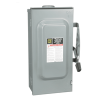 Square D D323NRB Safety Switch Fusible 100A 3P NEMA-3R 240V , Single Throw - ShopSolar.com