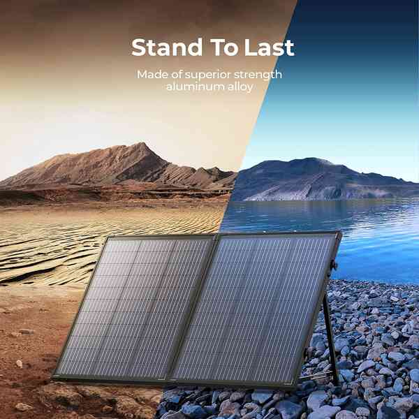BougeRV 130W Mono Portable Solar Panel - ShopSolar.com
