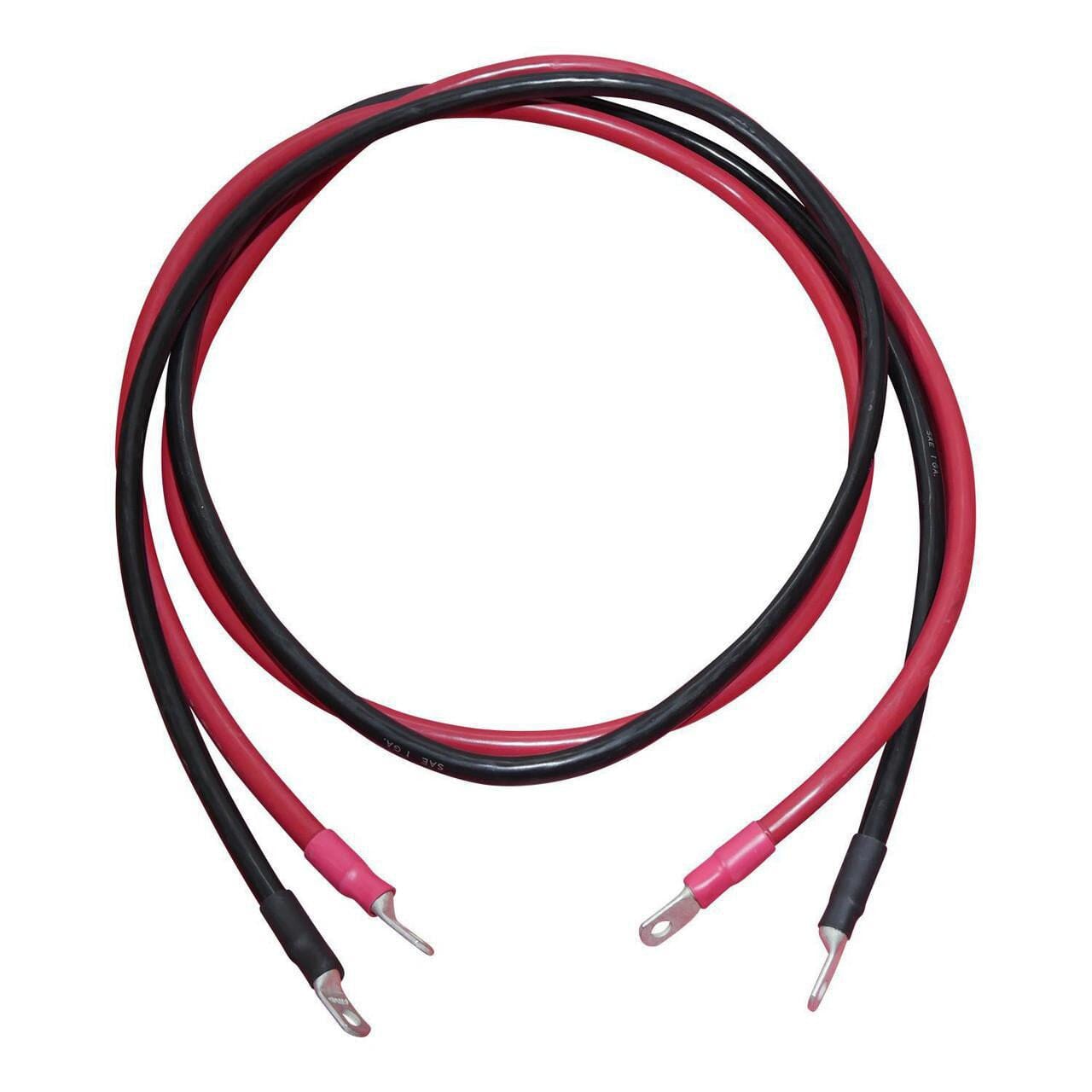 96in 2/0 AWG Battery to Inverter Cables | Black and Red - ShopSolar: Complete Solar Kits + Lifetime Customer Support