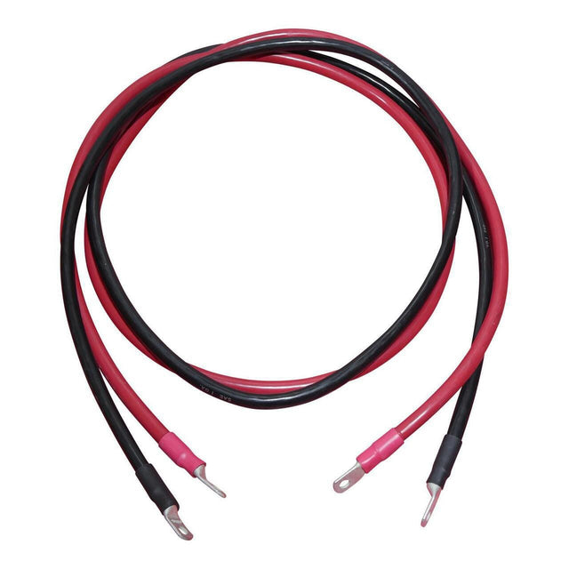 96in 2/0 AWG Battery to Inverter Cables | Black and Red - ShopSolar.com