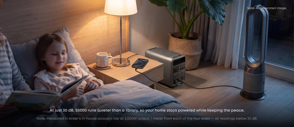 Anker SOLIX S5000 Portable Power Station 5024Wh 4500W