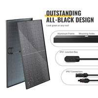 BougeRV Rigid Bifacial Mono Solar Panel - ShopSolar.com