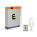 BatteryEvo 48V Big Condor 322Ah 16.5kWh Lithium Battery Bank on Wheels | 10-Year Warranty - ShopSolar.com