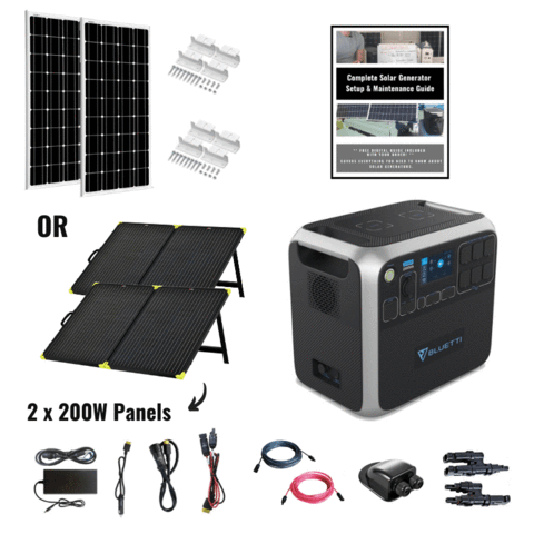 can 200 watt solar run a RV