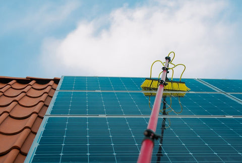 clean solar panels