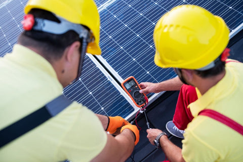 diode to solar panel installation