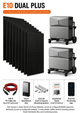 Anker SOLIX E10 [DUAL] - 15kW Output + 12kWh Battery Bank | Whole Home, Off-Grid, Hybrid, Backup Power System | Choose Complete Bundle