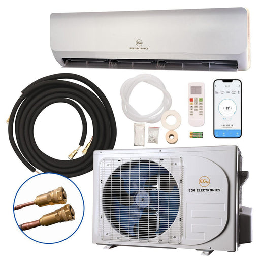 EG4 9K Mini-Split Air Conditioner Heat Pump | 9000 BTU | SEER2 29.5 | Plug-N-Cool Do-It-Yourself Installation - ShopSolar.com