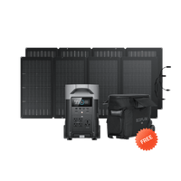 EcoFlow DELTA PRO 120V Solar Kits - 3,600Wh / 3,600W Portable Power Station + Choose Custom Bundle Option | Complete Solar Kit | 5-Year Warranty - ShopSolar.com