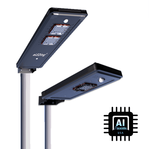 Series Solar Power AI-Smart CREE LED Area Parking Light - ShopSolar.com