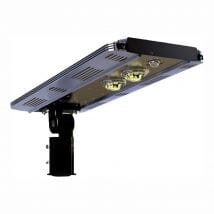 Solar Powered Integrated Daylight CREE LED Area Post Light, Aluminum Ai-smart Activated With Dusk To Dawn Continues Illumination - ShopSolar.com