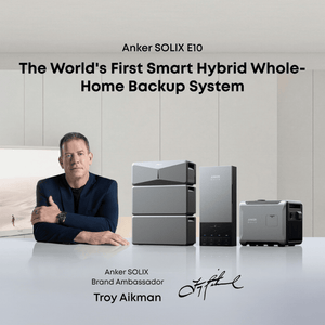 Anker SOLIX E10 Whole Home Backup System | 6-18kWh LiFePO4 Battery | 10-30 kW Turbo Output | Smart Grid & Storm-Guard - ShopSolar: Complete Solar Kits + Lifetime Customer Support