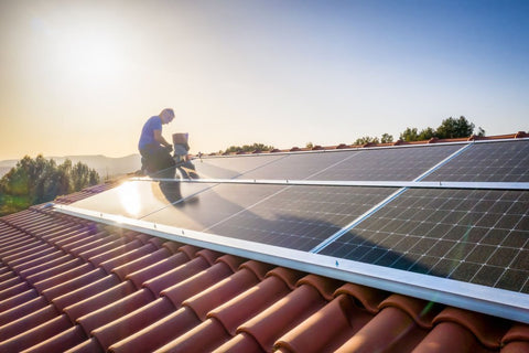 generated by solar panels on a home the extra electricity is