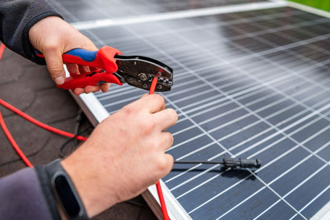 how to install diode to solar panel