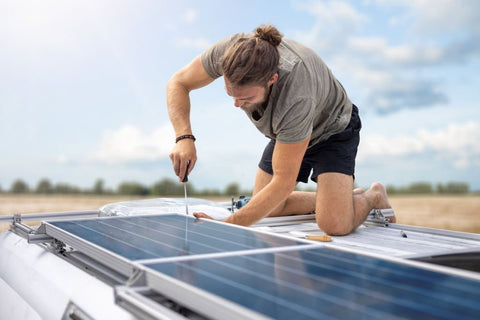 how to set up solar panels off-grid