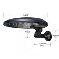 Solar Powered Integrated LED Mini UFO Flood Light, EPIR Motion Activation With Dusk To Dawn All Night Illumination - ShopSolar.com