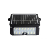 160 Degree Black Pir Activated Outdoor Integrated LED 5-in-1 Flood Light Garage Yard Deck Path Camping - ShopSolar.com