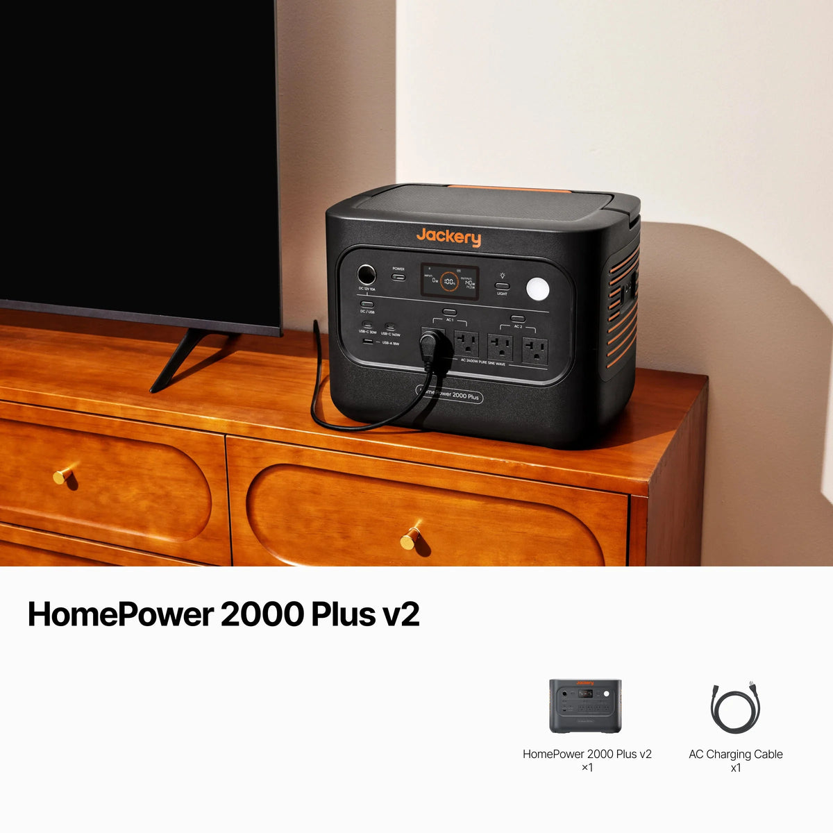 Jackery HomePower 2000 Plus v2 Portable Power Station