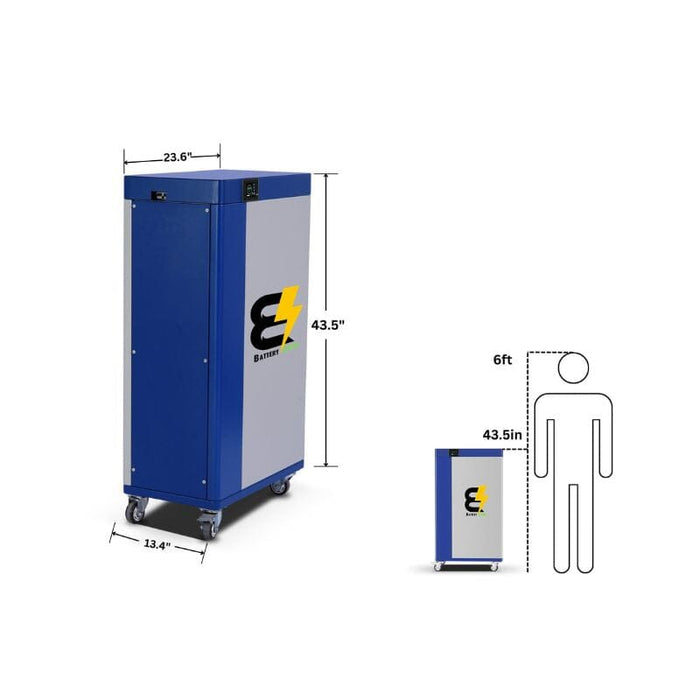 48V KONG Battery - Choose Capacity: 15KWH or 19KWH - 48V Lithium Battery Bank | Stack up to 8 x Units | 10-Year Warranty - ShopSolar.com