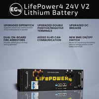 EG4 LifePower4 V2 | 24V 200AH | Server Rack Battery | 10 Year Warranty - ShopSolar.com