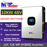 MPP Solar LVX 12KW WP Hybrid Solar inverter - ShopSolar.com