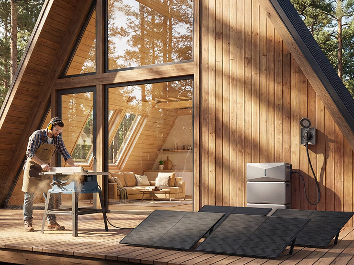 Anker SOLIX E10 [DUAL] - 15kW Output + 12kWh Battery Bank | Whole Home, Off-Grid, Hybrid, Backup Power System | Choose Complete Bundle