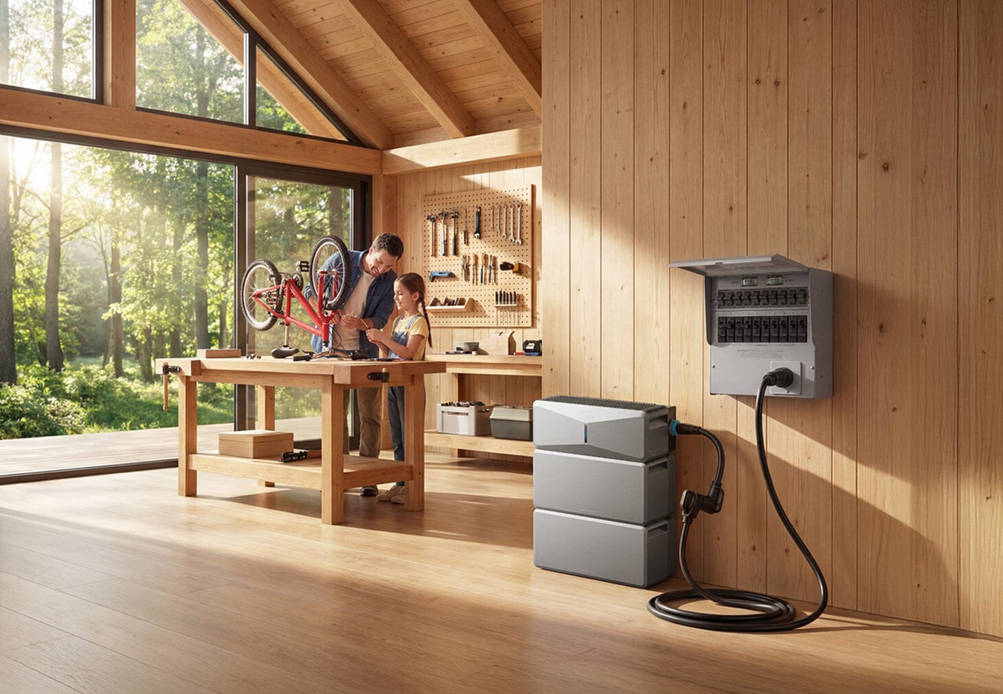 Anker SOLIX E10 [DUAL] - 15kW Inverter + 12kWh - 48kWh Battery Bank | Whole Home, Off-Grid, Hybrid, Backup Power System