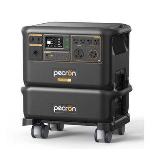 PECRON F5000 LFP Portable Power Station | 5,120Wh | 7,200W | Dual MPPT | 120V/240V Output | 5-Year Warranty